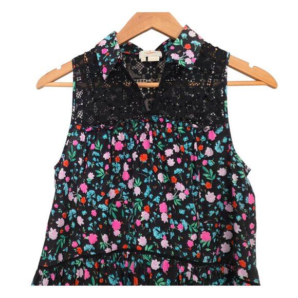 Women's - Kate Spade Greenhouse Floral Lace Yoke Top, Size Small - Picture 2 of 9